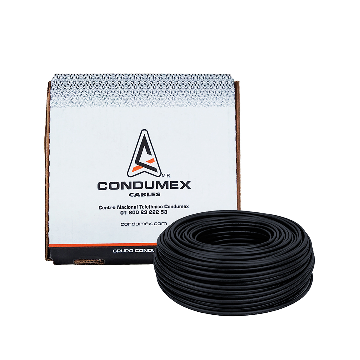 CONDUMEX. CABLE THW CAL 14 NEGRO TRAMO