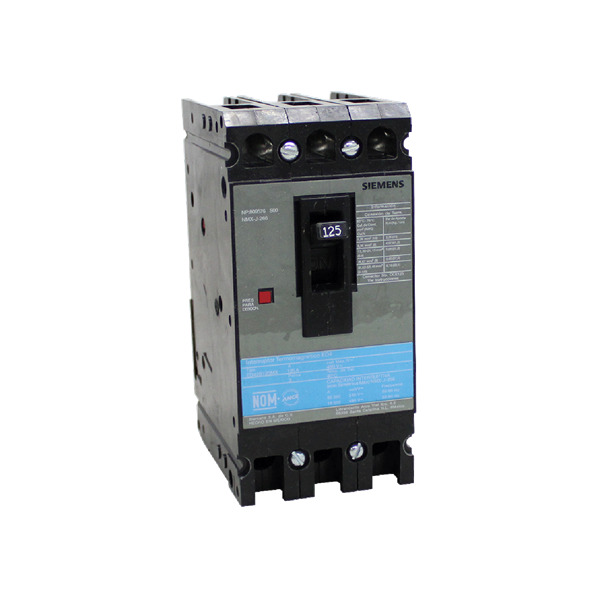 SIEMENS .INTERRUPTOR ED4 3X125A 65KA/240, 18KA/480V