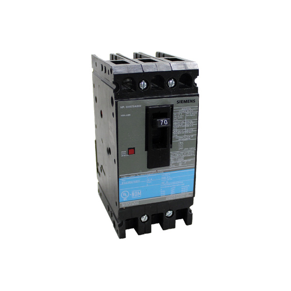 SIEMENS .INTERRUPTOR ED6 3X70A 65KA/240, 25KA/480, 18KA/600V