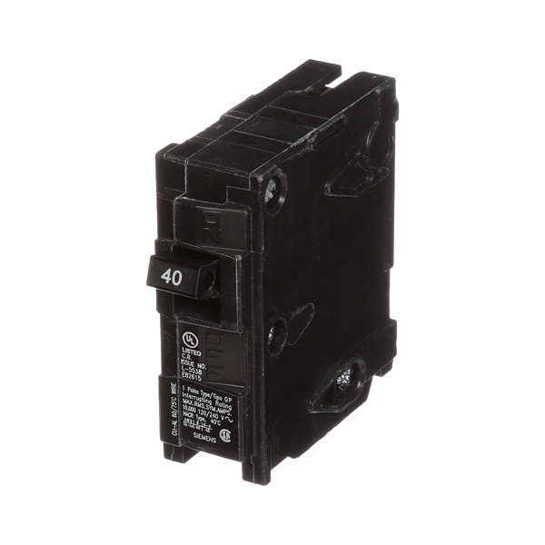 SIEMENS .PASTILLA INTERRUPTOR QP 1X40A 10KA 120/240V
