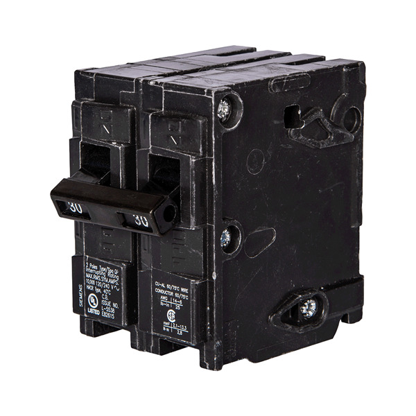 SIEMENS .PASTILLA INTERRUPTOR QP 2X30A 10KA 120/240V