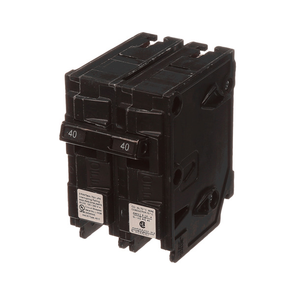 SIEMENS .PASTILLA INTERRUPTOR QP 2X40A 10KA 120/240V