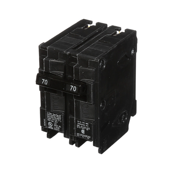 SIEMENS .PASTILLA INTERRUPTOR QP 2X70A 10KA 120/240V