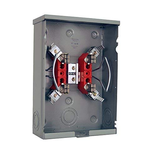 MILBANK.BASE DE MEDICION MONO 5 TERM 125 AMPS UL LISTED SIN ANILLO